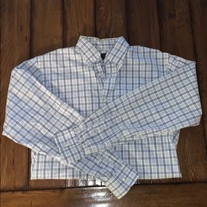 Lands End SZ S Button Front Shirt